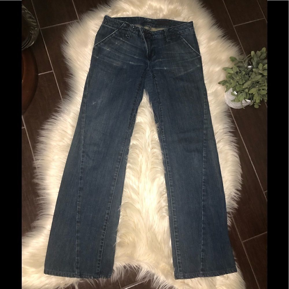 Volcom low rise flare denim size 1